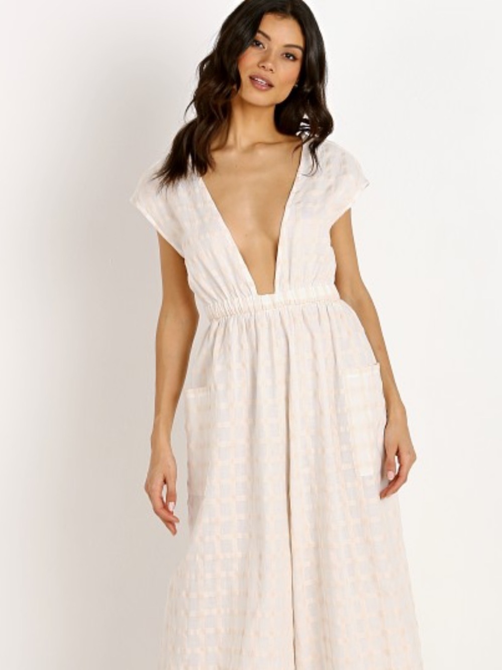 MARA HOFFMAN XS Whitney Agnes Plaid Jumpsuit - Picture 3 of 4